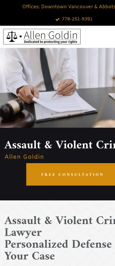 Assault & violent crimes, mobile