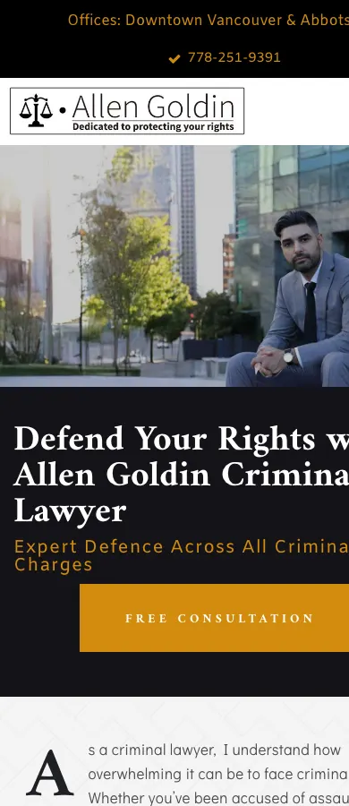 Abbotsford criminal defence, mobile
