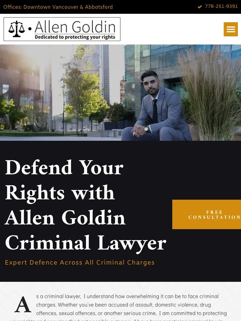 Abbotsford criminal defence, tablet