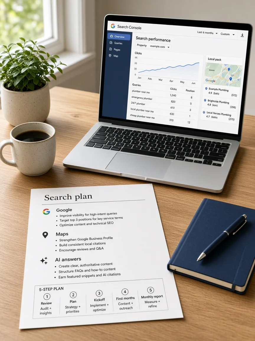 A written search plan after a growth review