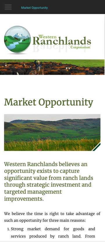 Western Ranchlands Corporation.