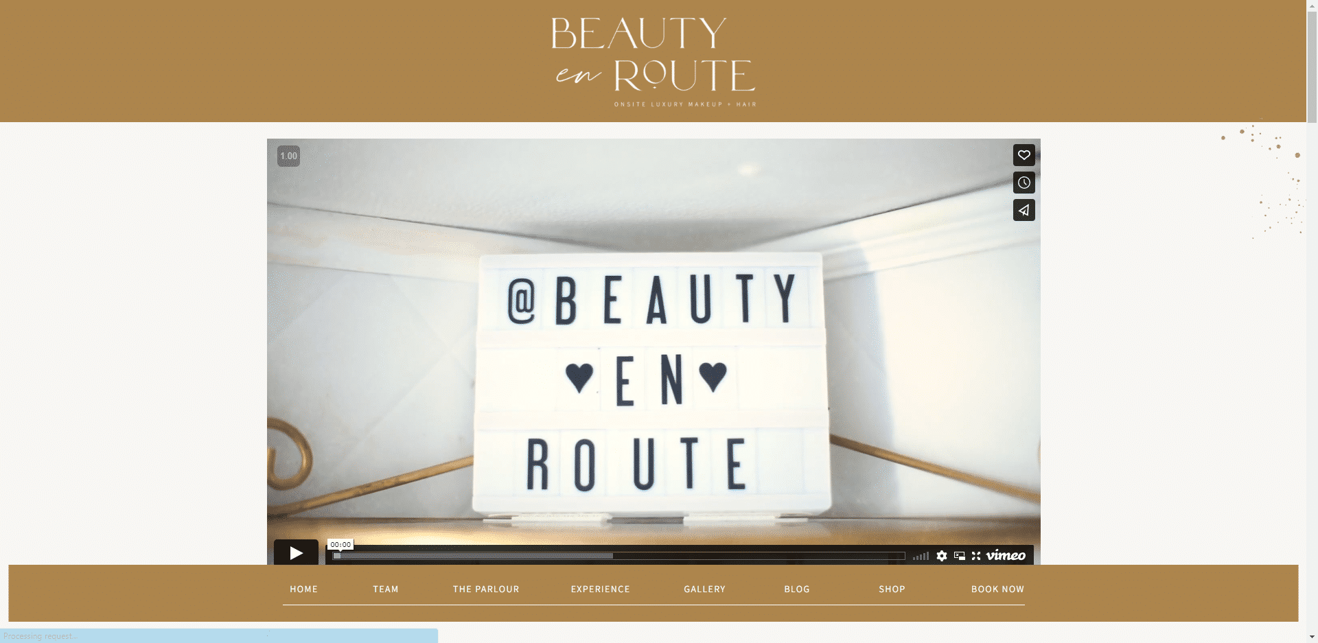 beauty en route website seo